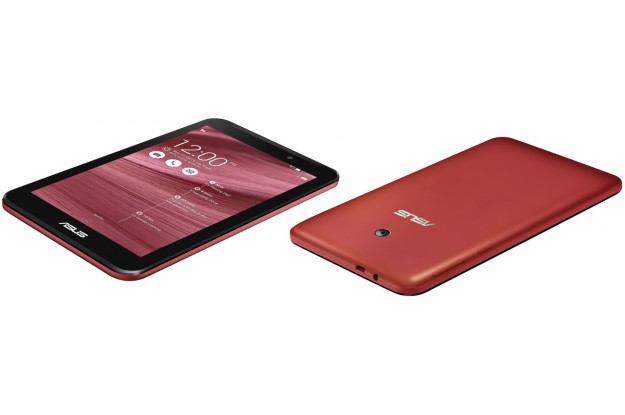 Asus Fonepad FE170CG-6C019A 7 3G 8GB Red-экран и задняя панель вид сверху
