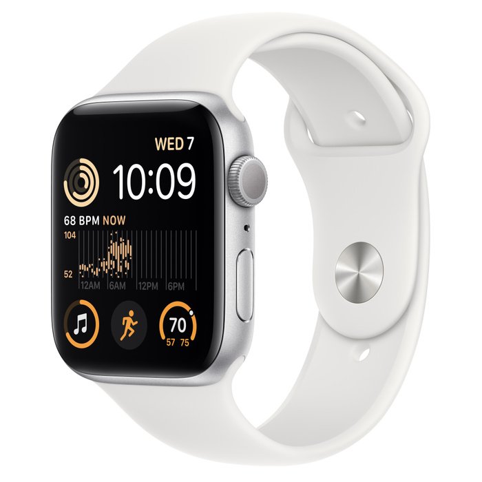 Apple Watch SE 40mm (Silver Aluminum case with Sport Band)