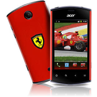 ��������� �������  Acer Liquid Mini Ferrari Edition