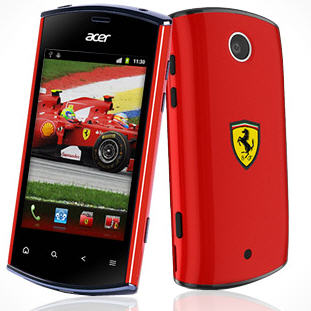 ��������� �������  Acer Liquid Mini Ferrari Edition