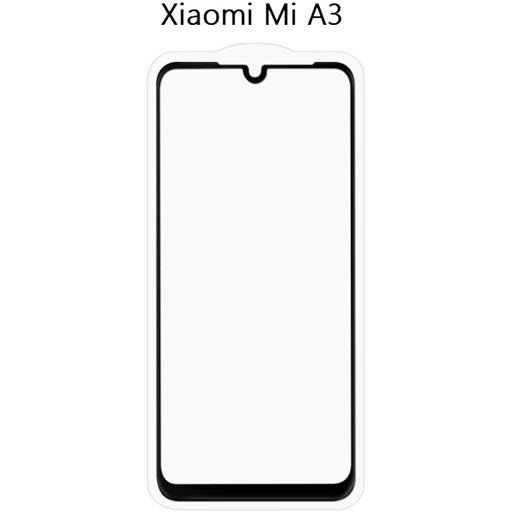 Ainy Full Screen Cover с полноклеевой поверхностью для Xiaomi Mi A3 (0.25mm, черное)