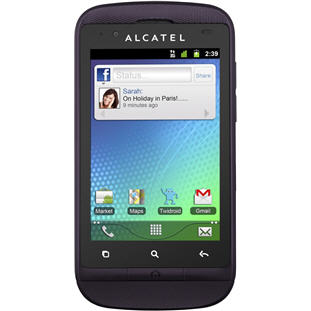 ��������� �������  Alcatel OT-918D (aubergine)
