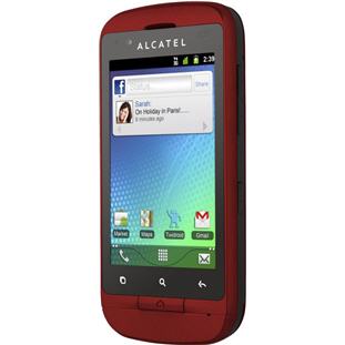 ��������� �������  Alcatel OT-918D (cherry red)
