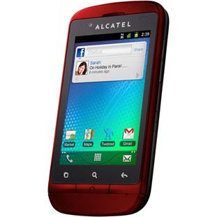 ��������� �������  Alcatel OT-918D (cherry red)