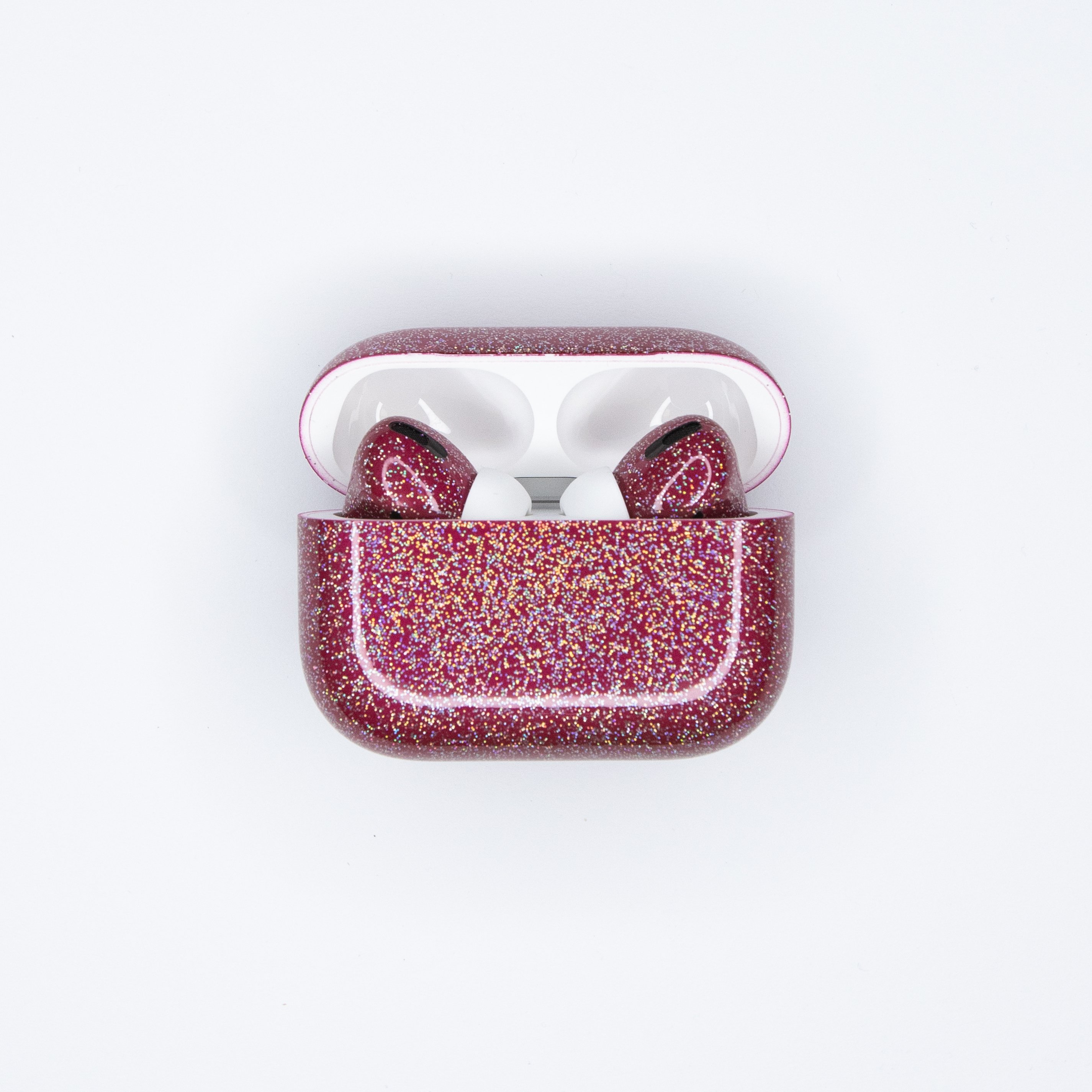 Apple AirPods Pro 2 Color (glitter gloss burgundy)