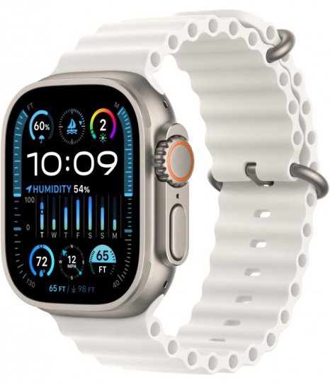 Фото товара Apple Watch Ultra 2 49mm Titanium Case with White Ocean Band (GPS + Cellular)