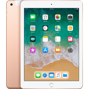 Фото товара Apple iPad 2018 (32Gb, Wi-Fi + Cellular, gold, MRM02RU/A)