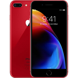 Фото товара Apple iPhone 8 Plus (64Gb, red, MRT92RU/A)