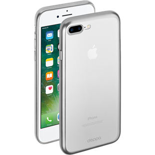 Фото товара Deppa Gel Plus Case матовый для Apple iPhone 7 Plus (серебряный)