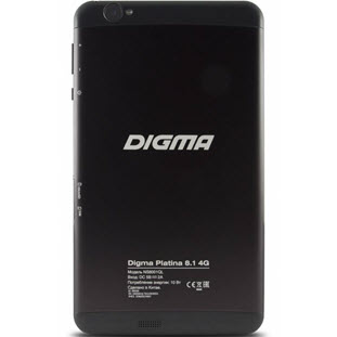 Фото товара Digma Platina 8.1 4G (titan black)