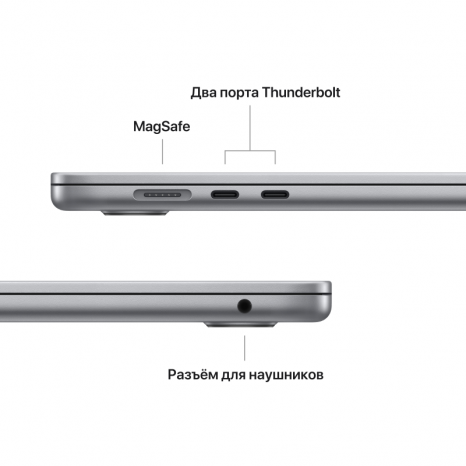 Фото товара Apple MacBook Air 15 (2023) M2 (8C CPU, 10C GPU) / 8ГБ / 256ГБ SSD Серый космос