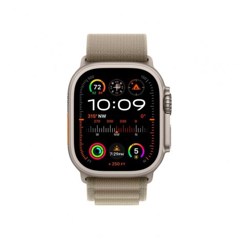 Фото товара Apple Watch Ultra 2 49mm Titanium Case with Olive Alpine Loop Band - Small (GPS + Cellular)