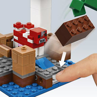 Фото товара LEGO Minecraft 21129 Грибной остров