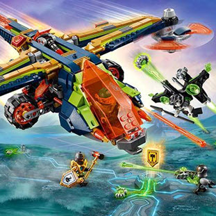 Фото товара LEGO Nexo Knights 72005 Аэро-арбалет Аарона