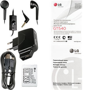 Фото товара LG GT540 Optimus (black)