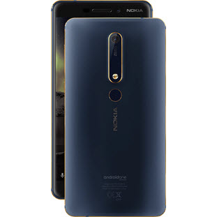 Фото товара Nokia 6 2018 (32Gb, blue/gold)