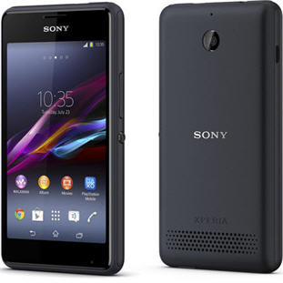 Фото товара Sony Xperia E1 dual D2105 (black) / Сони Иксперия Е1 дуал Д2105 (черный)