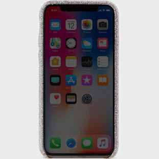 Фото товара Uniq Feltro накладка для Apple iPhone X (grey)
