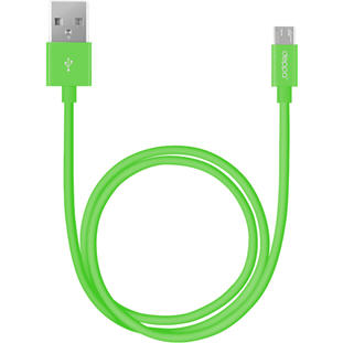 Deppa USB - micro USB (1.2м, зеленый)