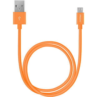 Deppa USB - micro USB (1.2м, оранжевый)