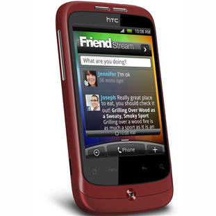 ��������� �������  HTC A3333 Wildfire (red)