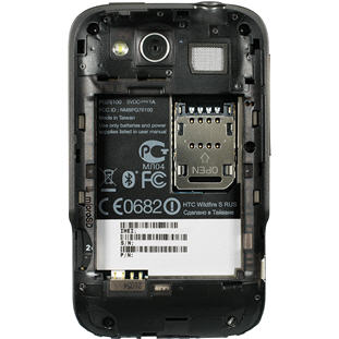 ��������� �������  HTC A510e Wildfire S (black)