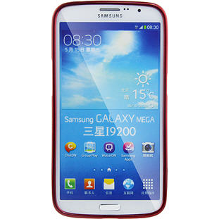 iMuca накладка-силикон для Samsung Galaxy Mega 6.3 (красный)