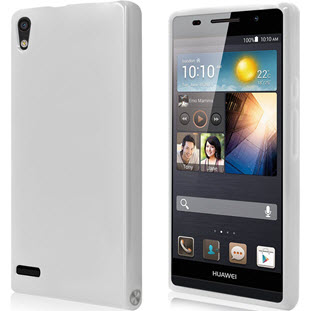 Jast силиконовый для Huawei Ascend P6 (белый матовый)