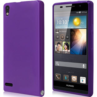 Jast силиконовый для Huawei Ascend P6 (фиолетовый матовый)