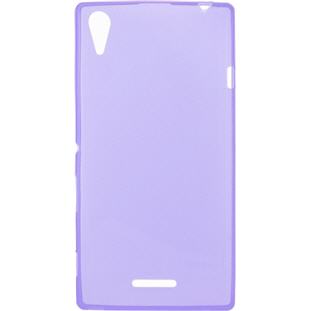 Jast Slim силиконовый для Sony Xperia T3 (глянцевый фиолетовый)