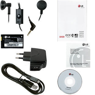 ��������� �������  LG GW300 Onliner (silver black)