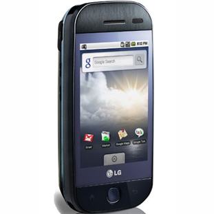 ��������� �������  LG GW620 (blue on black)