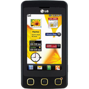 ��������� �������  LG KP500 (black gold)
