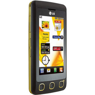 ��������� �������  LG KP500 (black gold)