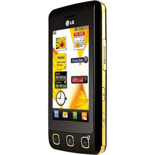 ��������� �������  LG KP500 (black gold)