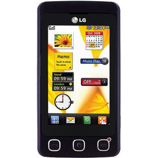 ��������� �������  LG KP500 (maroon)