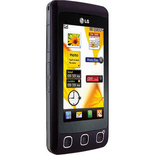 ��������� �������  LG KP500 (maroon)