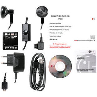 ��������� �������  LG KP500 (white)