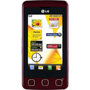 ��������� �������  LG KP500 (wine)
