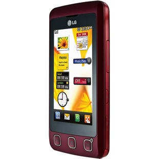 ��������� �������  LG KP500 (wine)