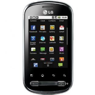 ��������� �������  LG P350 Optimus Me (red)