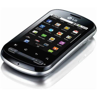 ��������� �������  LG P350 Optimus Me (silver)
