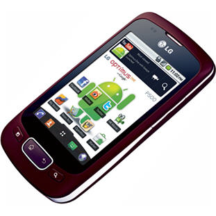 ��������� �������  LG P500 Optimus One (metallic wine)