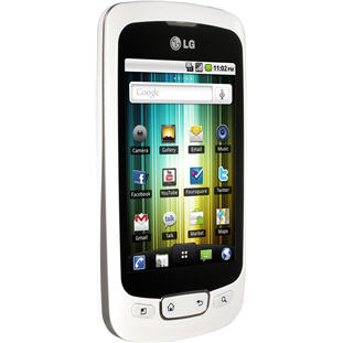 ��������� �������  LG P500 Optimus One (shining white)