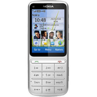 ��������� �������  Nokia C3-01.5 Touch and Type (silver)