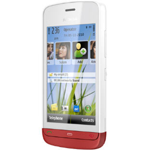 ��������� �������  Nokia C5-06 (white red)