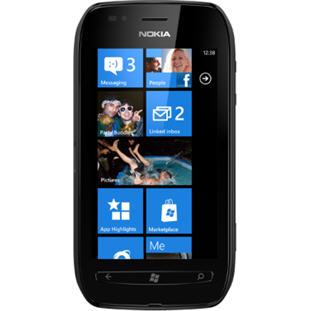 ��������� �������  Nokia 710 Lumia (black black)