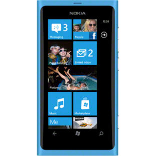 ��������� �������  Nokia 800 Lumia (matt cyan)