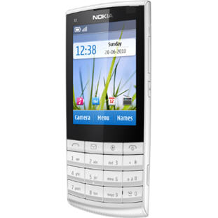 ��������� �������  Nokia X3-02.5 Touch and Type (white silver)