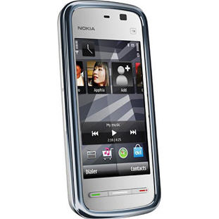 ��������� �������  Nokia 5230 Navi (white chrome)